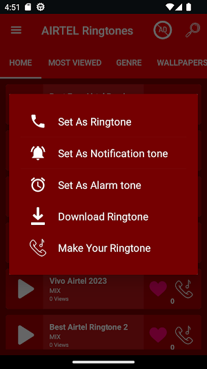 All AIRTEL Mobile Ringtones Screenshot 1