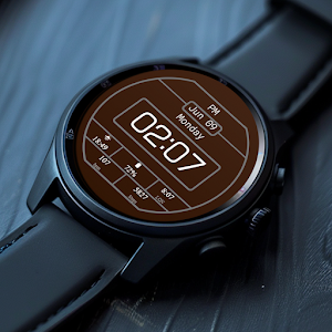 Key WF81 Digital Watch Face Screenshot 2