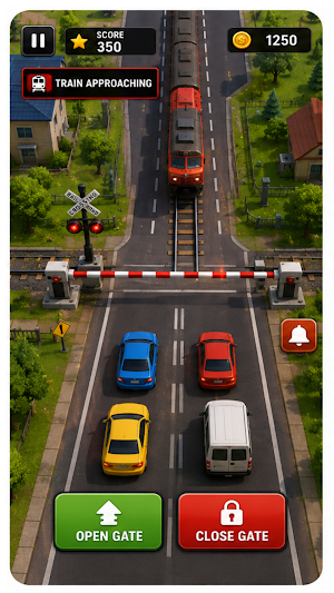 Railway Train Crossing Master Screenshot 1