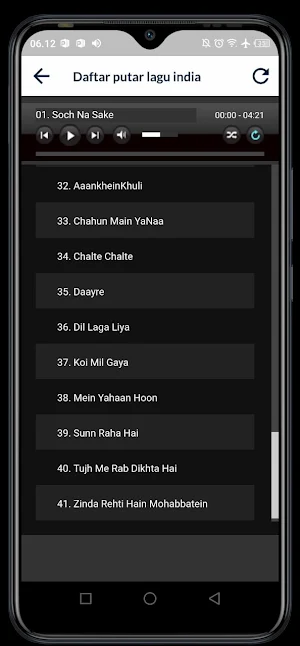 Lagu India paling di Cari Screenshot 0