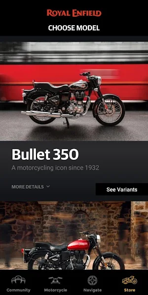 Royal Enfield App Screenshot 0