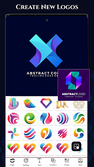 Logo Maker : 3D Logo Designer Screenshot 1
