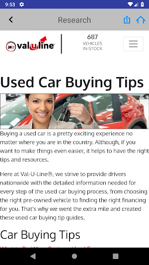 Cheap Cars For Sale - Val-U-Line Screenshot 3
