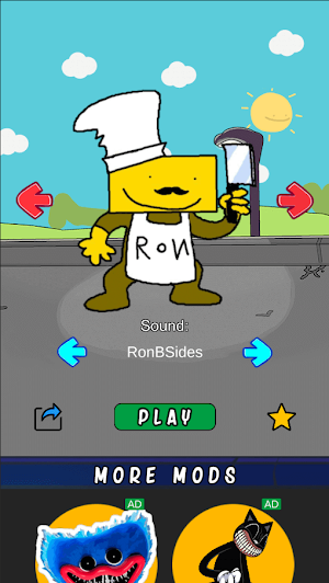 FNF Ron Mod Test Screenshot 1