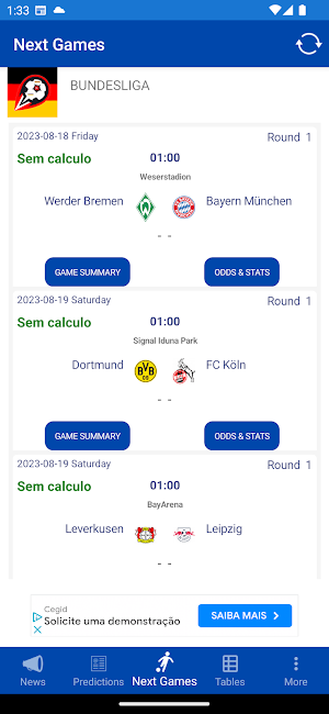 Football Bundesliga Screenshot 1