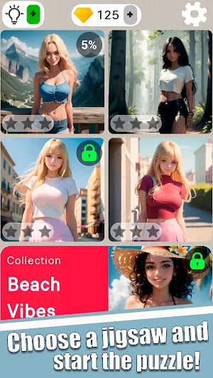 Jigsaw Girl - Jigsort Girls HD Screenshot 0