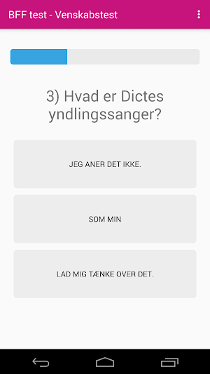BFF Friendship Test - Dansk Screenshot 3