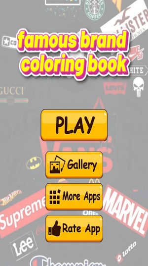 famous brand coloring book Screenshot 3
