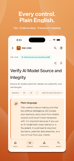 Control Stack: ISO 27001 & E8 Screenshot 2