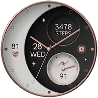 Moon Rose Gold v2 watch face