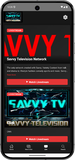 Savvy Television Network Screenshot 1