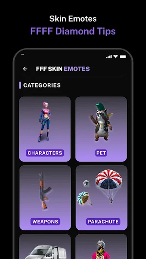 SkinEmotes & FFFF Diamond Tips Screenshot 0