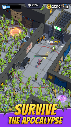 Last Hero: Zombie Shooter Pro Screenshot 3