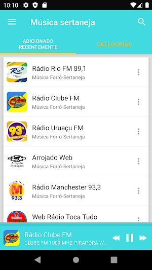 Sertaneja music radios Screenshot 0