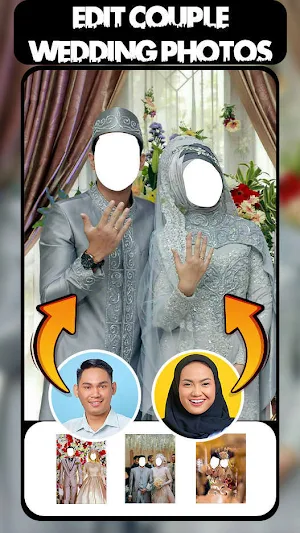Muslim Couple Wedding Dresses Screenshot 2