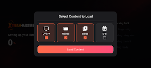 Xtream-Masters IPTV Player Screenshot 1