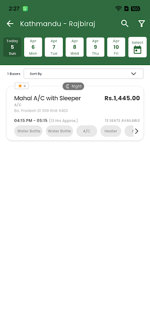 Mahalaxmi Air Bus Pvt. Ltd Screenshot 1