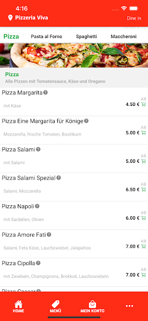 Pizzeria Viva Screenshot 2