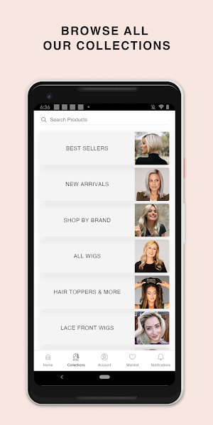 Wigs.com Screenshot 2