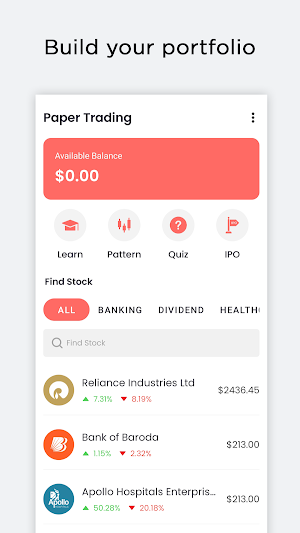 Paper Trading - Stock & IPO Screenshot 0