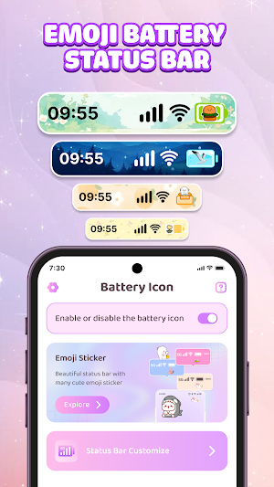 Emoji Battery Icon Customize Screenshot 0
