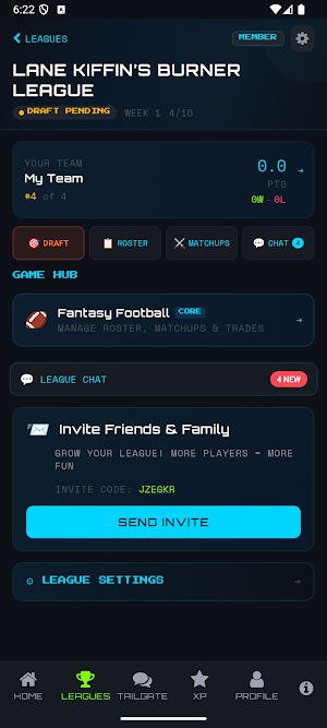 SEC Fantasy Screenshot 1
