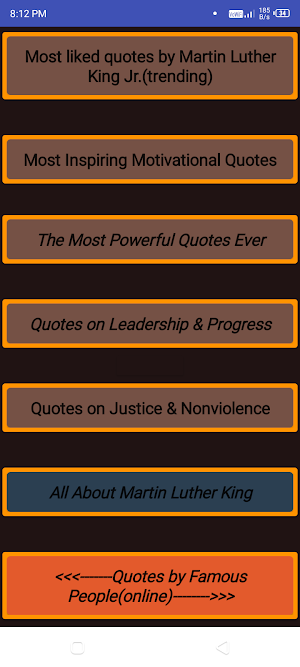 Martin Luther Quotes Offline Screenshot 0
