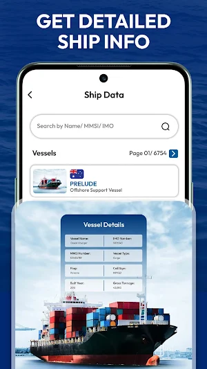 MarineRed Traffic Ship Tracker Screenshot 2