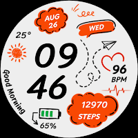 Doodle 2 Digital Watch Face