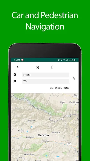Georgia Offline Map and Travel Guide Screenshot 1