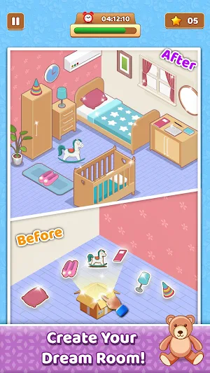 My Room Decor: Unpacking Boxes Screenshot 2