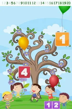 123 Ballon Numbers Kids Screenshot 1