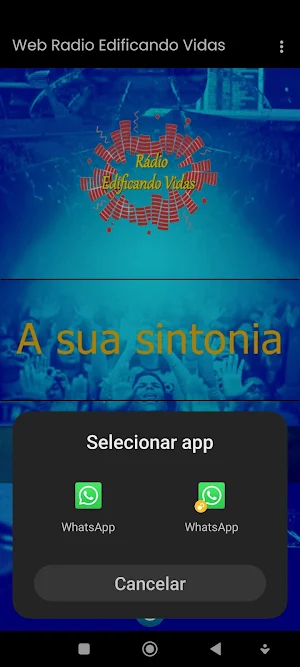 Web Rádio Edificando vidas Screenshot 2