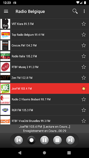 RADIO BELGIQUE : Radios belges en direct Screenshot 3