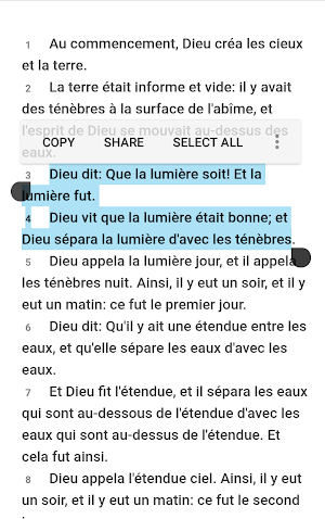 Bible en Français Screenshot 3