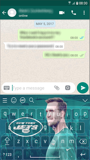 Joe Flacco Jets Keyboard NFL Theme 2020 4r Lovers Screenshot 3