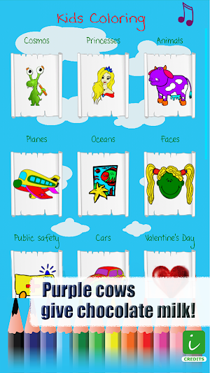 💗 Kids Coloring Book Screenshot 1