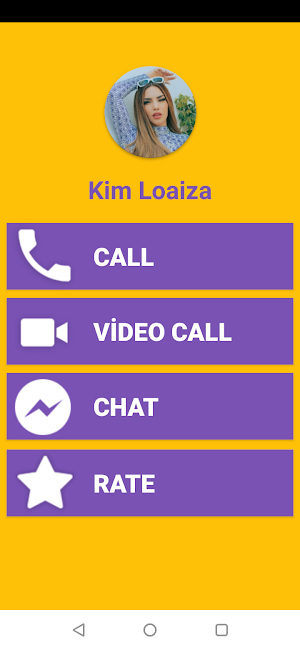 Kim Loaiza Fake VideoCall Chat Screenshot 0