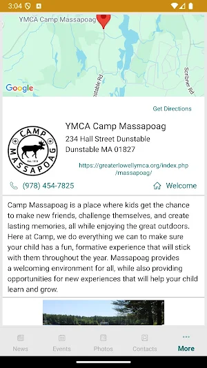 YMCA Camp Massapoag Screenshot 1