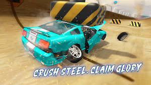 Extreme 3D Car Crash Derby TV Screenshot 0