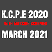 KCPE 2020 PAST PAPERS AND ANSWERS - MARCH 2021