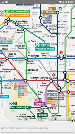 BARCELONA METRO TMB MAP OFFLINE Screenshot 2