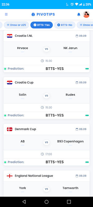 PIVOTIPS: Double Chance Tips Screenshot 3