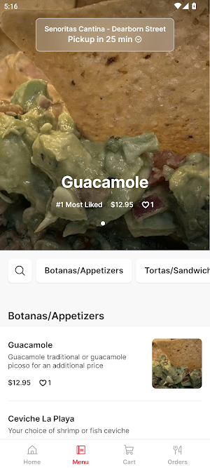 Senoritas Cantina Screenshot 1