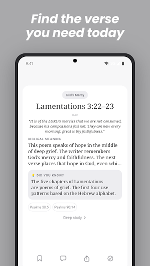 Bible Scroll: Daily Verse Screenshot 1