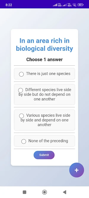 Biodiversity Index Calculator Screenshot 1