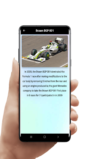 types of formula cars Screenshot 3