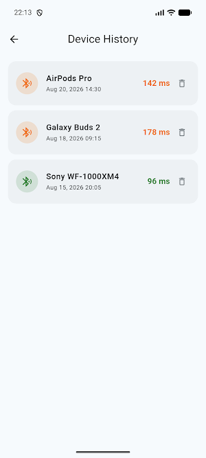 Bluetooth Audio Latency Screenshot 3