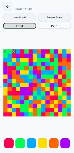 Colour Flood: Logic Puzzle Screenshot 0