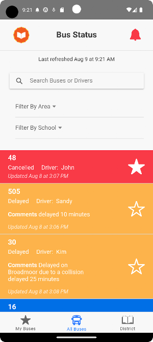 Bus Status 4 Screenshot 3
